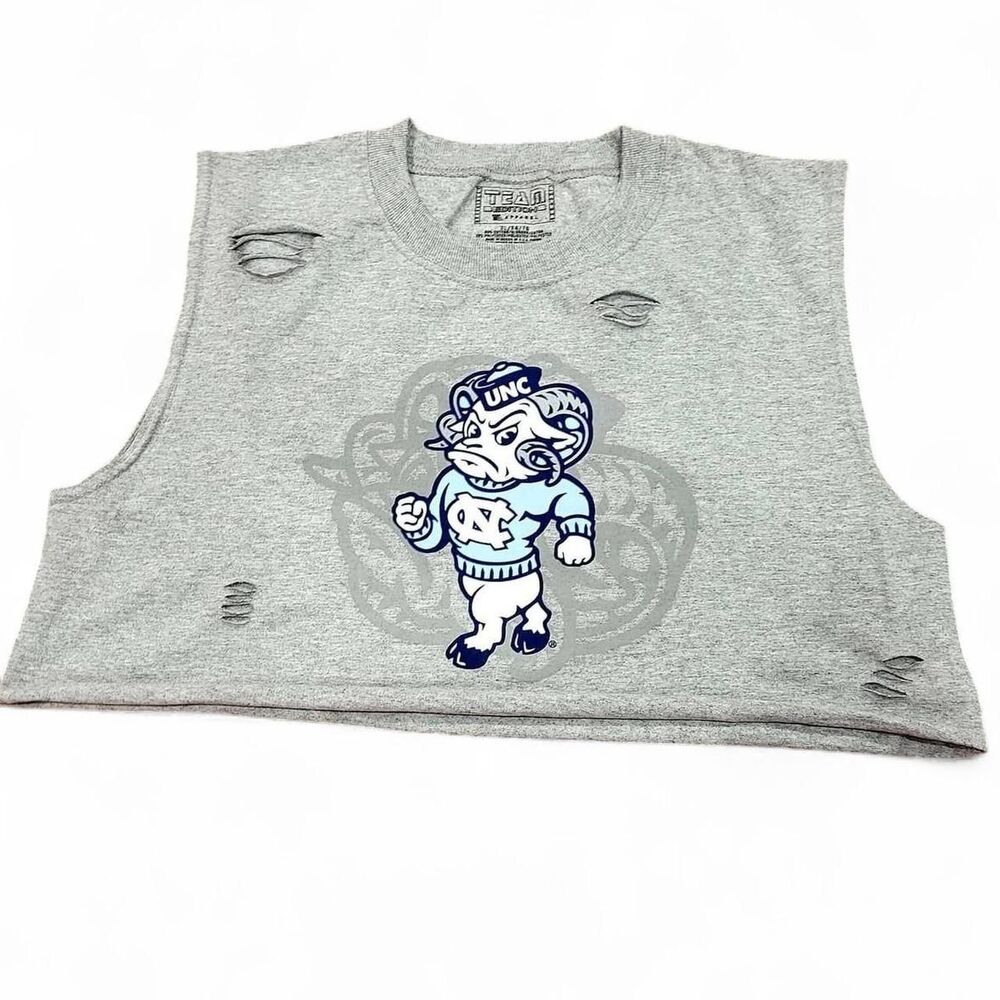 Women's UNC cropped and cut tank